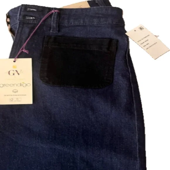 Gloria Vanderbilt Denim High Rise Alfie Wide Leg Jeans Size 6 - Picture 6 of 13